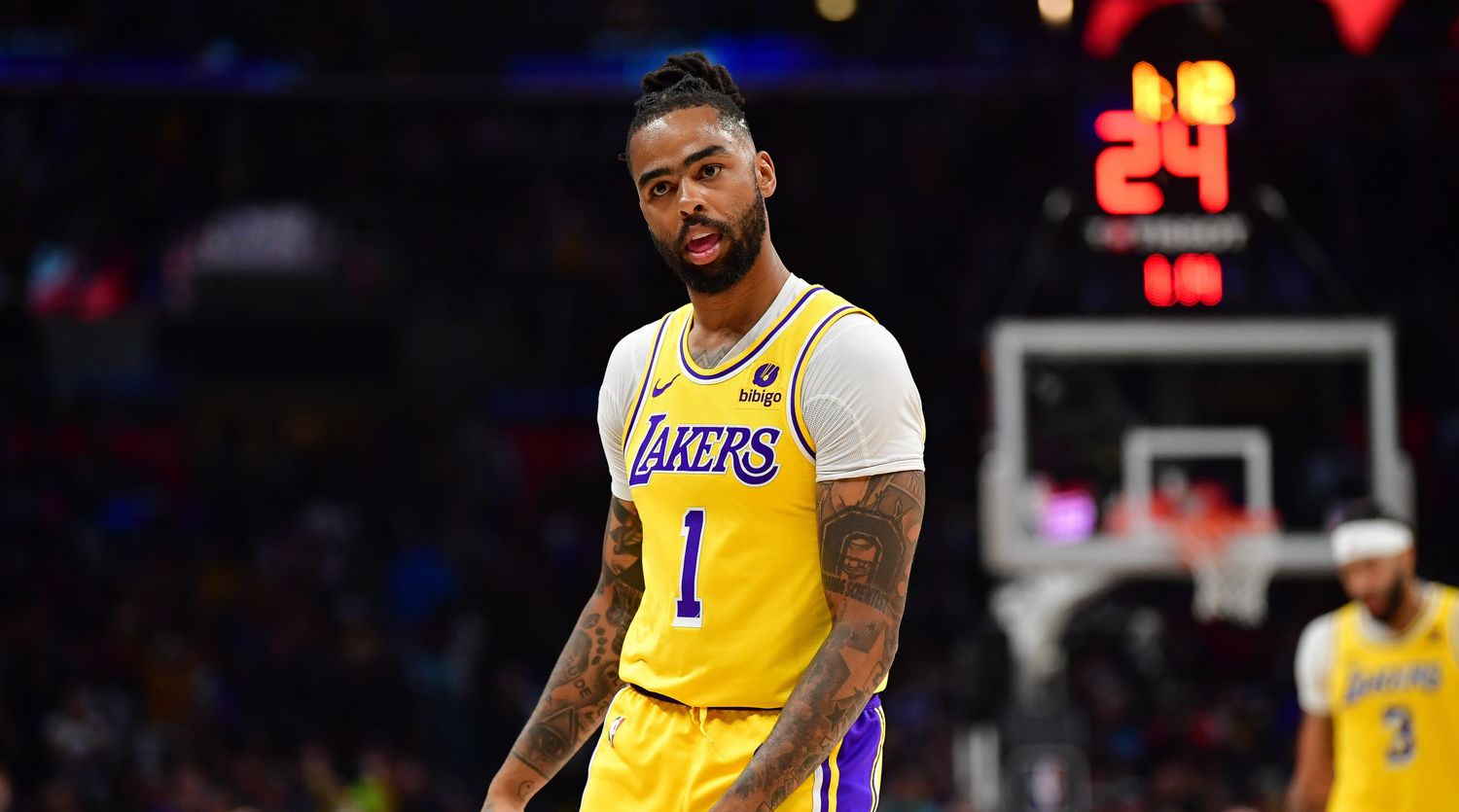Los Angeles Lakers guard D’Angelo Russell.